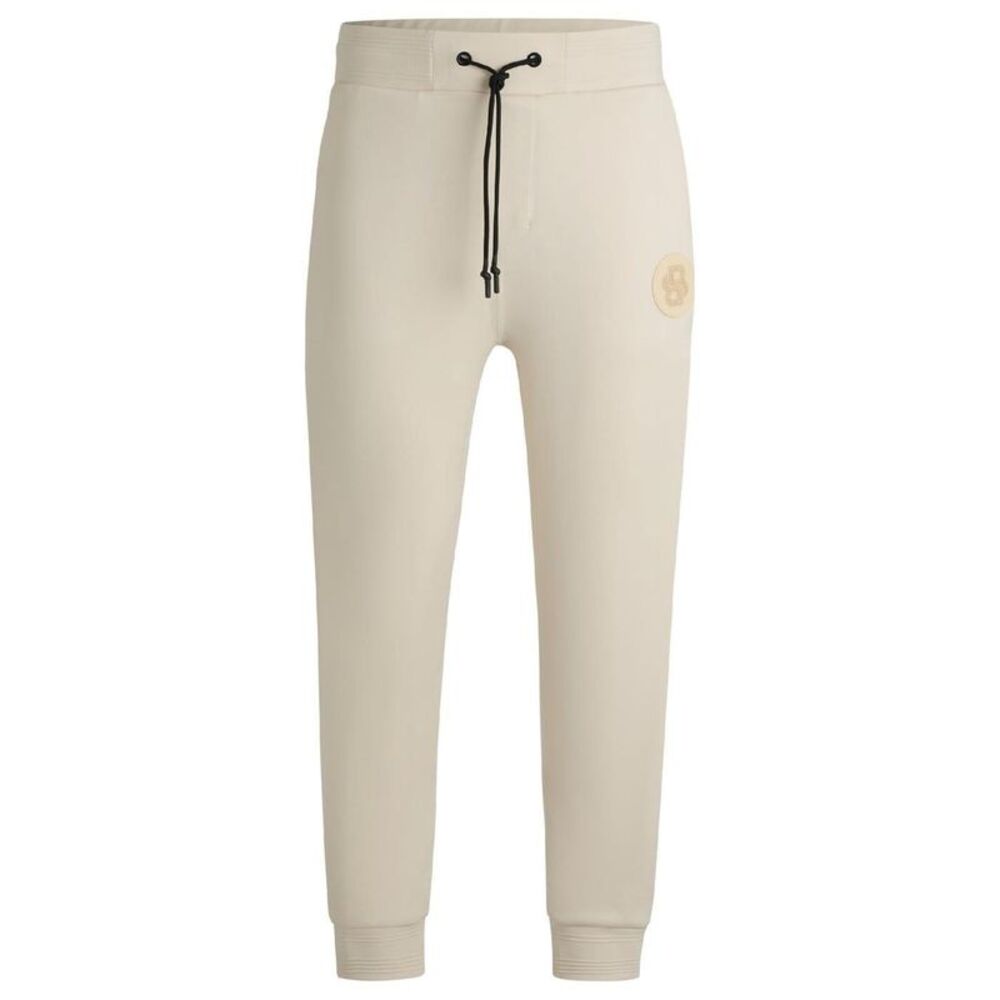 Boss Mens Hadiko Tracksuit Bottoms / White